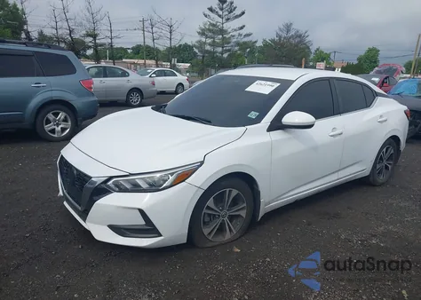 2020 Nissan Sentra Sv Xtronic Cvt z USA, uszkodzony, nr VIN 3N1AB8CVXLY211126